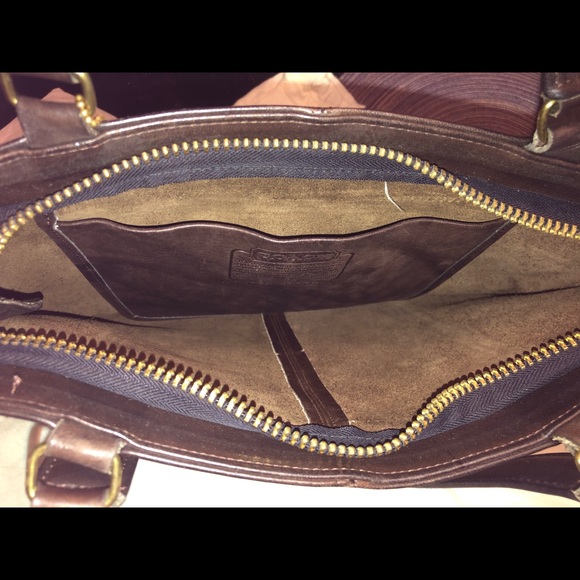 VINTAGE COACH - Tote with Bonnie Cashin watermelon shaped Kiss-Lock closure - Picture 8 of 9